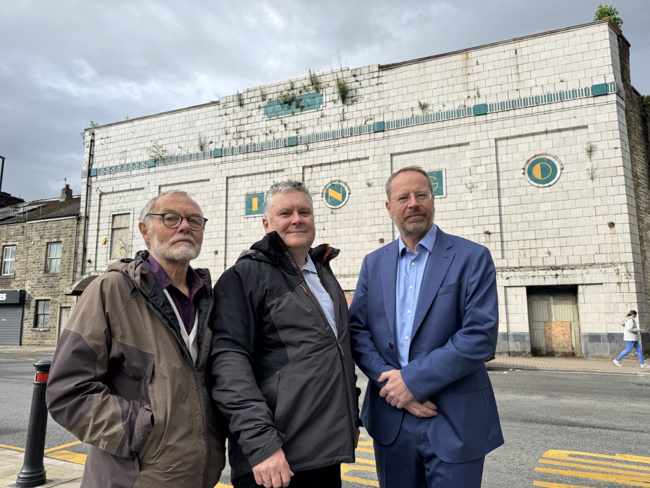 Cllr nick harris cllr andrew walmsey mp andy mcnae min