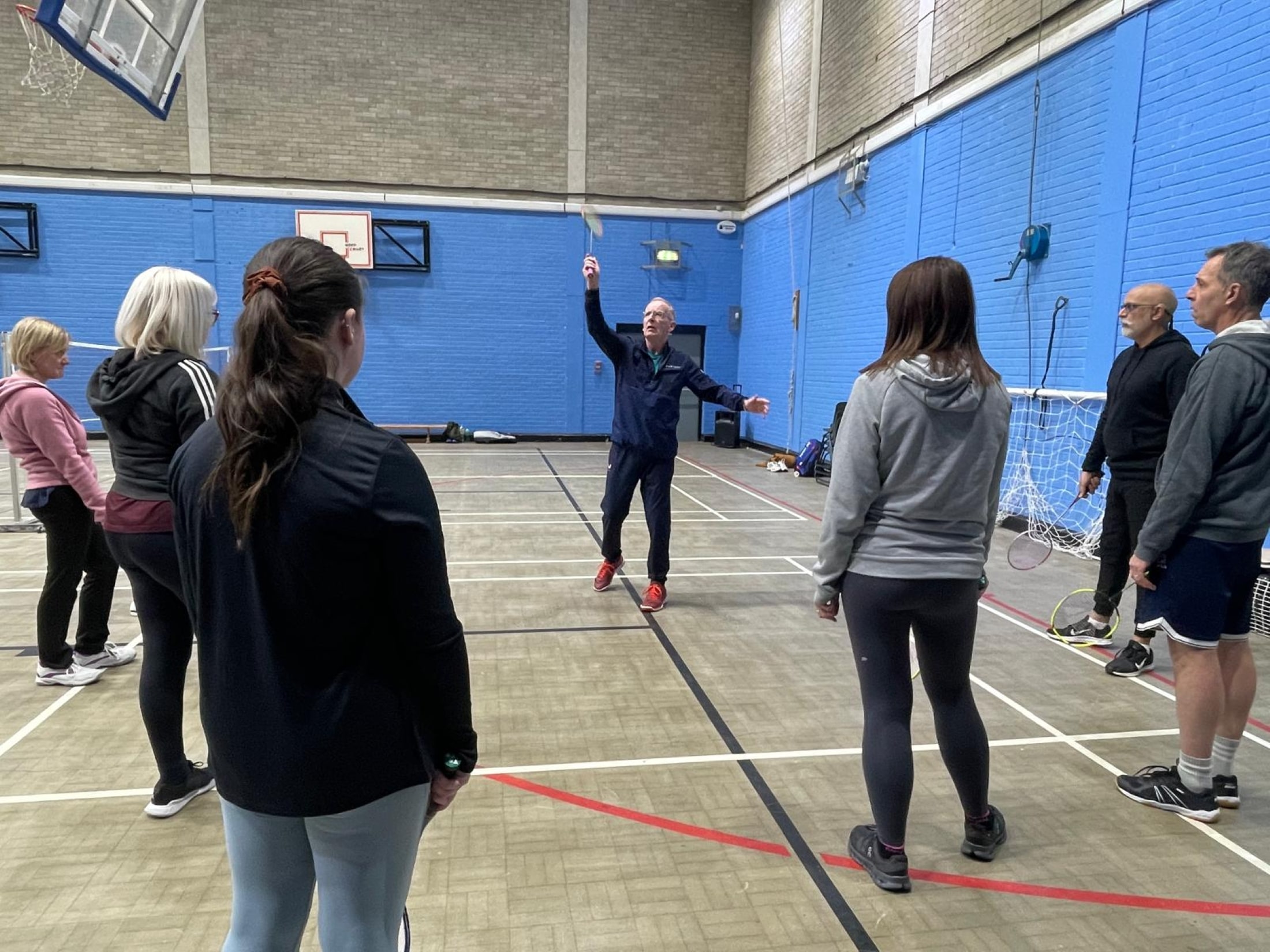 Sport Spotlight Badminton - Graham coaching ladies min