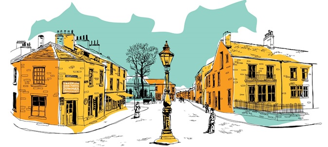 Artistic image of the Big Lamp