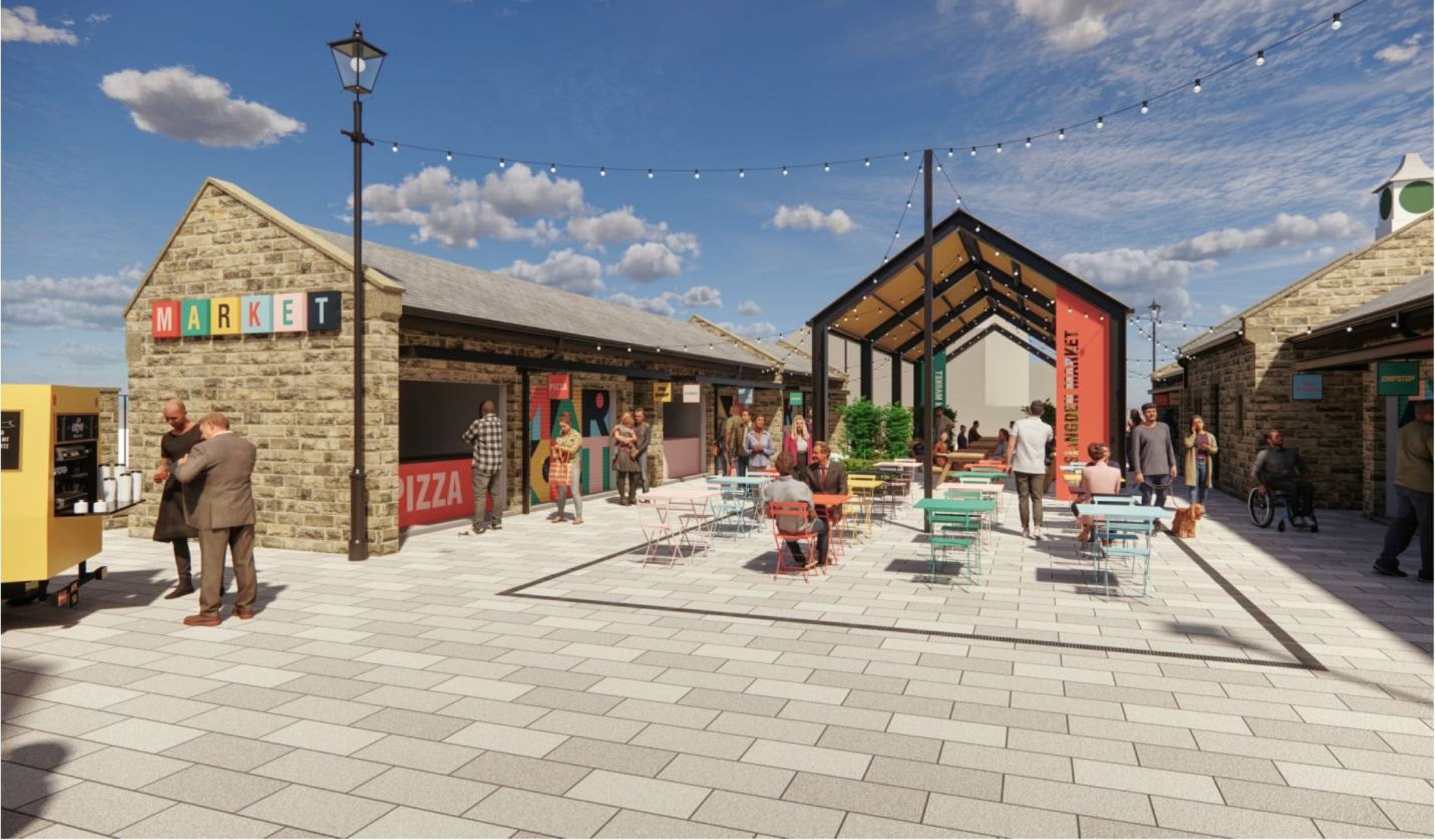 Haslingden Market CGI 