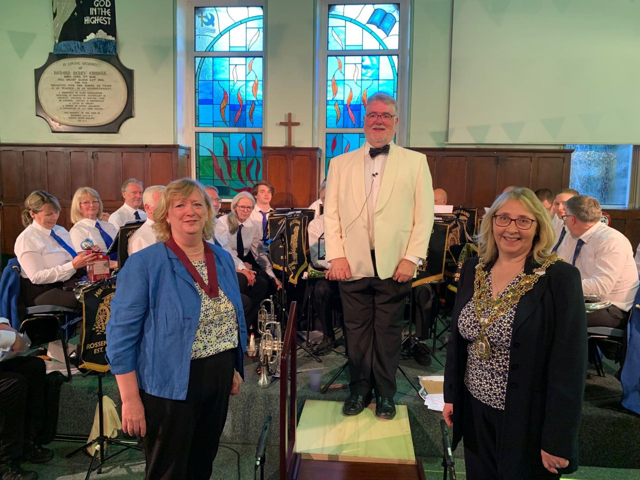 Mayor at Lumb Baptist Church