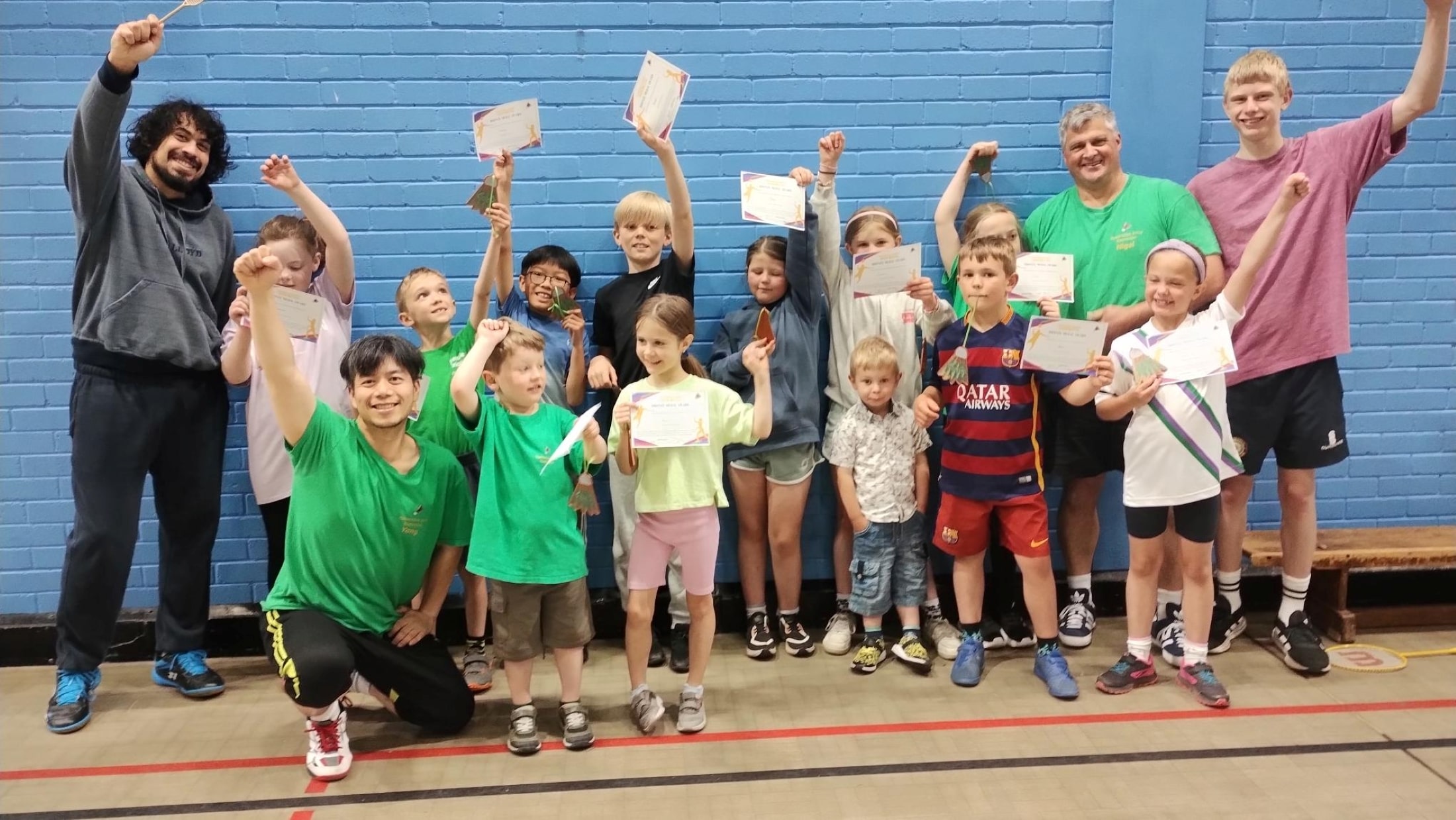 Sport Spotlight Badminton - Primary kids winning bronze medals may 2025 min