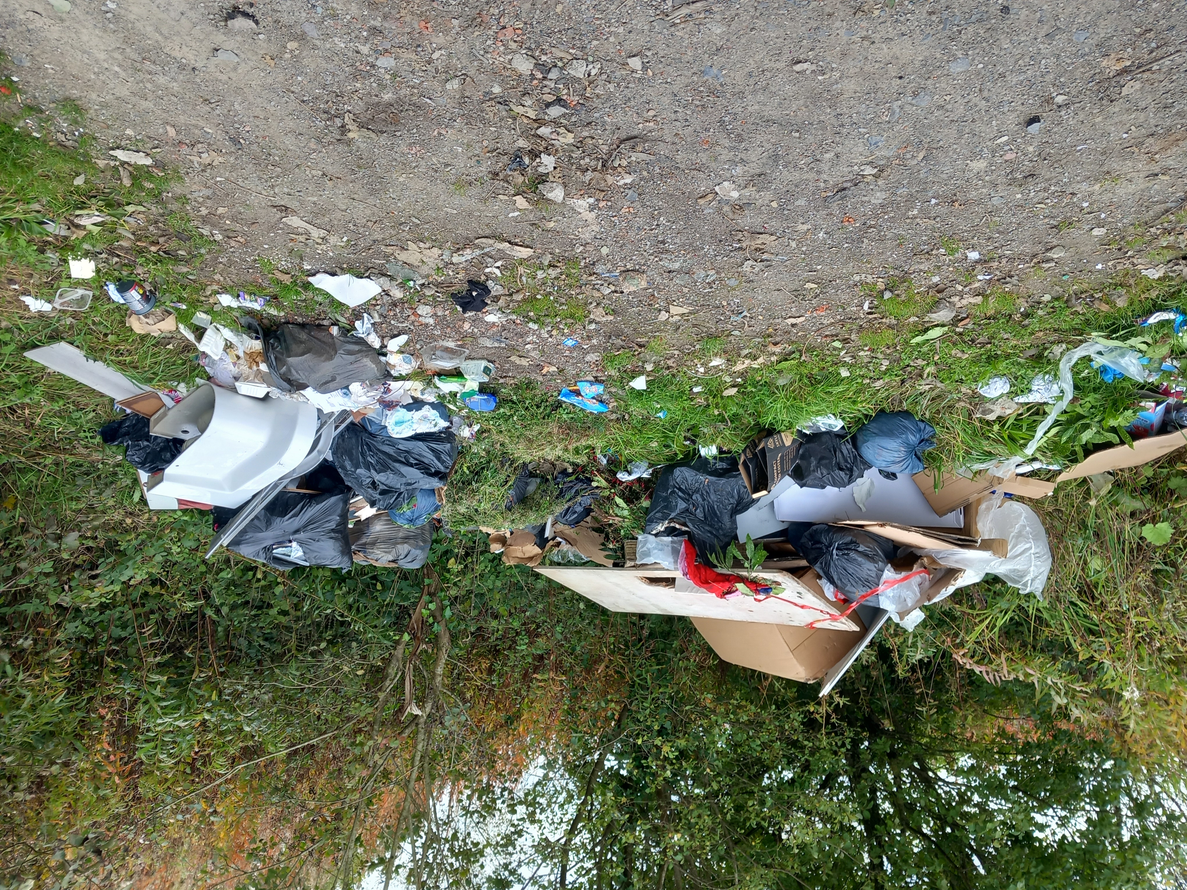 fly tipping at Halo