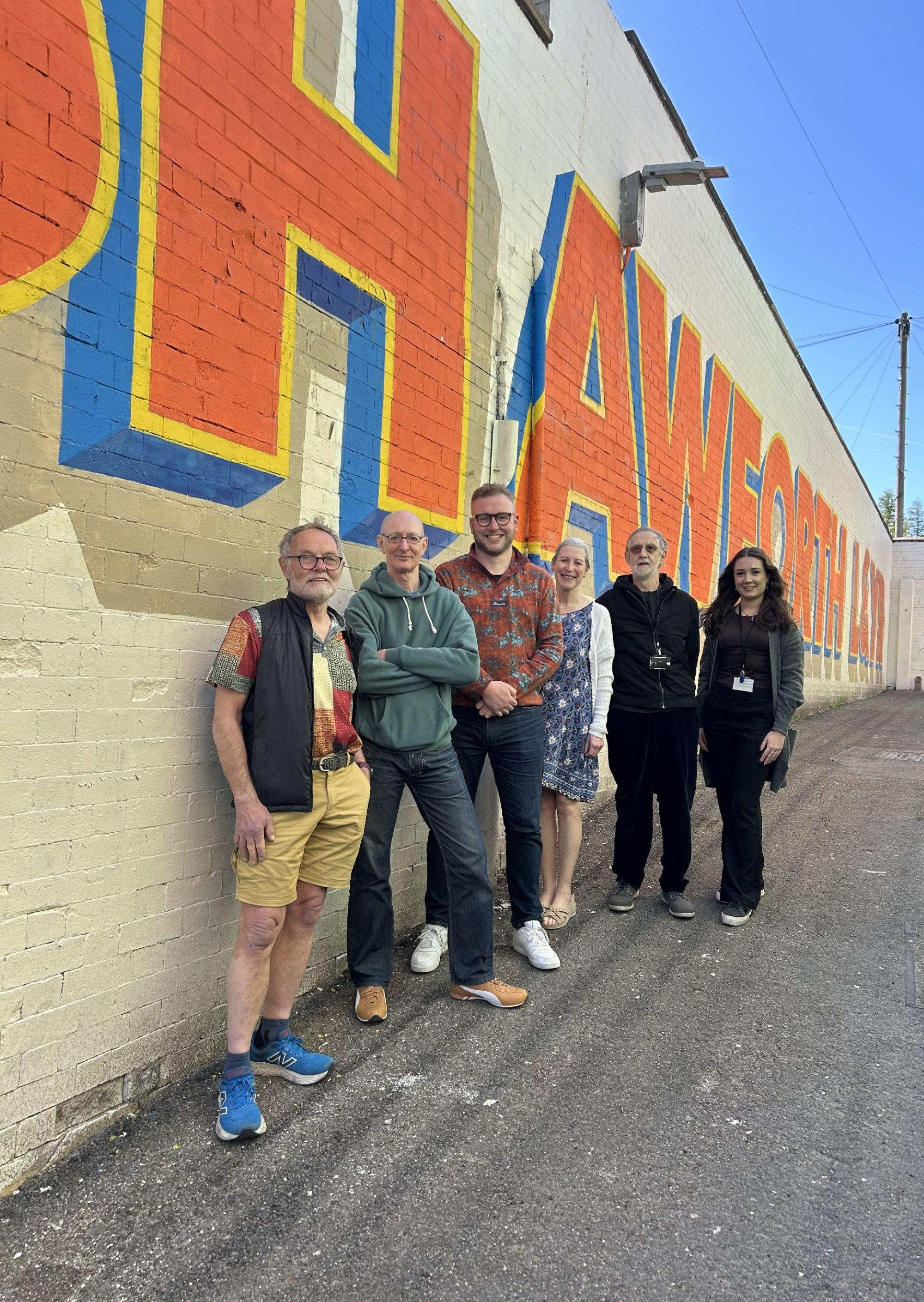 Whitworth mural and partners