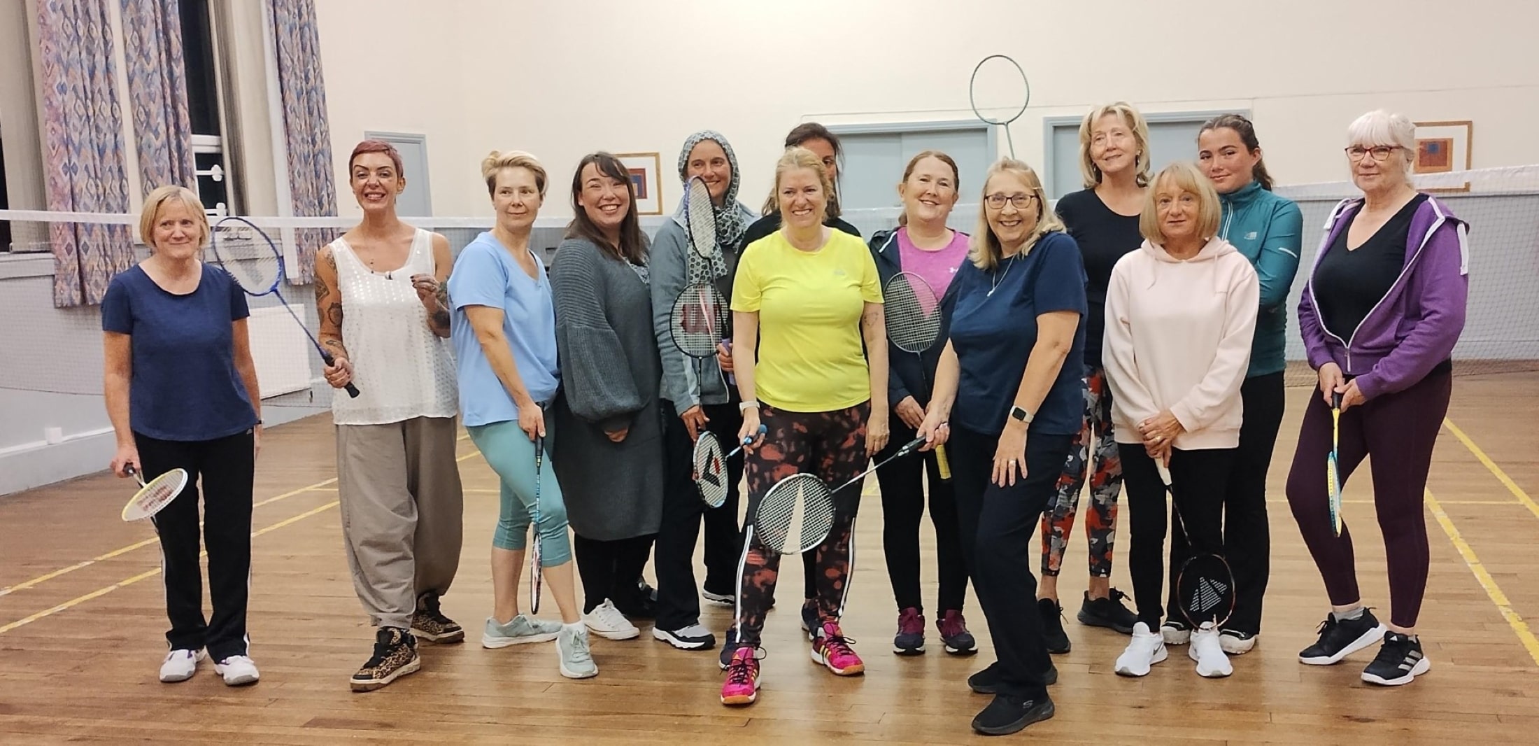 Sport Spotlight Badminton Mayor visits ladies only min